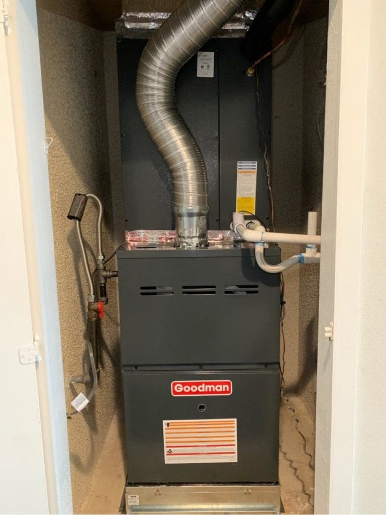 Furnace installation